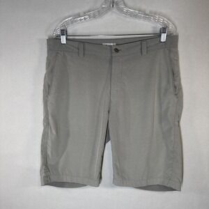 Peter Millar Shackleford Performance Golf Shorts Gray Size 35 Luxury Golf Core